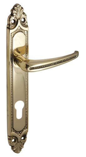 Barokk Kilincsgarnitúra Réz 90 mm PZ