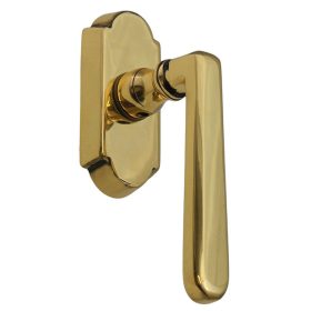   Alt Wien Réz Nagyalakú Ablakfélkilincs Pozíciónáló Mechanikával