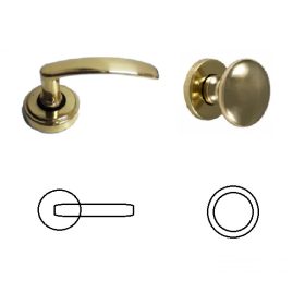 Páró Réz PZ  Gomb/Kilincs