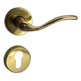 Molli Réz Csak Kilincs Felső Rozettán Réz Gomb/Kilincs