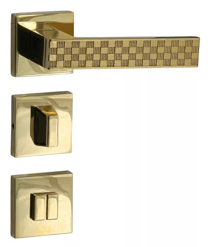 Chess G13 Négyzetrozettás Fényes Réz WC