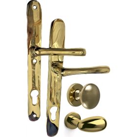   Öntött Réz Nosztalgia Biztonsági Keskeny pajzsos (30/32mm-es) Hoppe furatos Gomb/Kilincspár 92 PZ