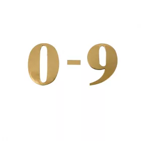 Házszám Lézervágott 80mm Réz Gyüjtő