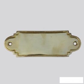 Névtábla Smaragd Réz