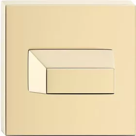   Square Q alsó rozetta fényes réz CORONA PREMIUM alsó rozetta WC
