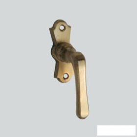   Alt Wien Ablak "L" Kilincs Egyenes Szatén Súrolt Réz "L" Alakú Kis Ablak Félkilincs