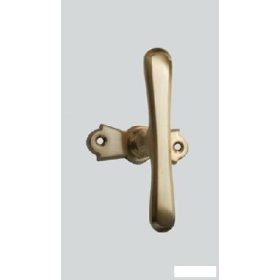   Alt Wien  Ablak "T" Kilincs Egyenes Szatén Súrolt Réz