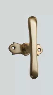 Alt Wien  Ablak "T" Kilincs Egyenes Szatén Súrolt Réz