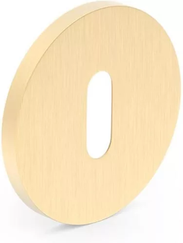 Kerek alsó rozetta R SLIM szatén réz BB