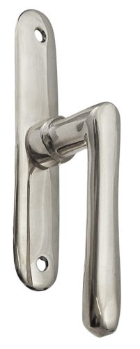 Stefánia Öntött Pajzzsal Fényes Króm Nagyalakú Ablakfélkilincs Hagyományos