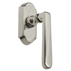   Alt Wien Fényes Króm Nagyalakú Ablakfélkilincs Pozíciónáló Mechanikával