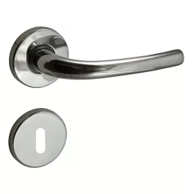 Claudia Körrozettás Kilincs Fényes Króm WC (Maestro)