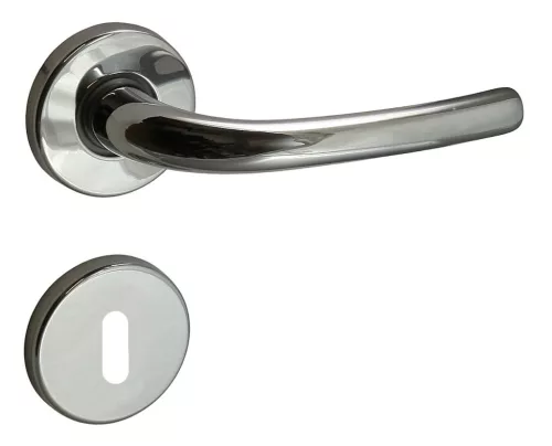 Claudia Körrozettás Kilincs Fényes Króm WC (Maestro)