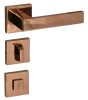 Matrix Négyzetrozettás Rose Gold Pvd Bevonat Fényes Króm WC