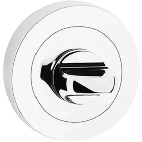 Kerek alsó rozetta króm WC