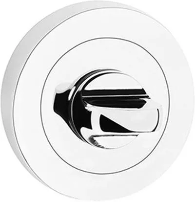 Kerek alsó rozetta króm WC