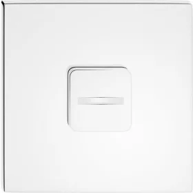 Négyzet alakú K alsó rozetta FIT 6mm fényes króm WC