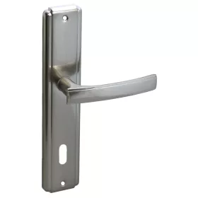 Retró Ajtókilincs Szatén Króm Felület 90 mm BB