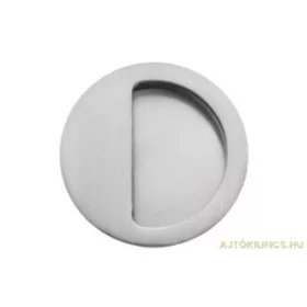 Tolóajtókagyló Félhold kör alakú Szatén Króm