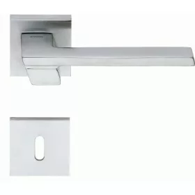   Mandelli Jet Négyzetrozettás Ajtókilincs Szatén Króm Felület BB (Maestro)