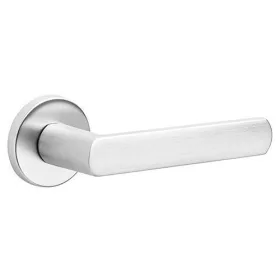   Luce Exkluzív Kilincsgarnitúra Szatén Króm Felület Csak Kilincs Felső Rozetta (Maestro)