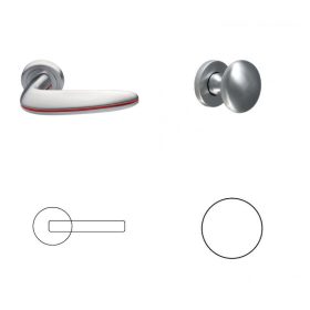   Carmen Kilincsgaranitúra Szatén Króm Felület PZ Gomb/Kilincs