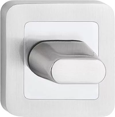 Lekerekített aljú alsó rozetta nikkelkróm KLAMI DUO NIKKELHEZ WC