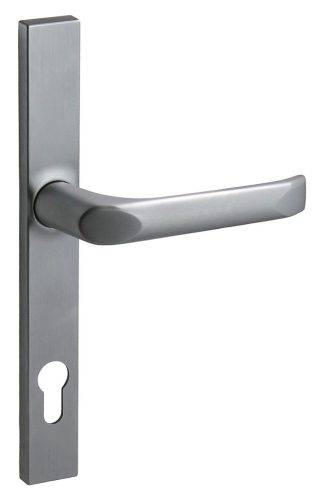 Felix szögletes Biztonsági Bejárati ajtókilincs Szatén króm 90mm PZ