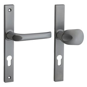   Felix szögletes Biztonsági Bejárati Gomb/ajtókilincs Szatén króm 72mm PZ