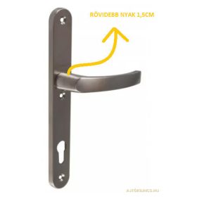   Hero Redőnyös rövid nyakú szatén króm kilincspár 92 PZ