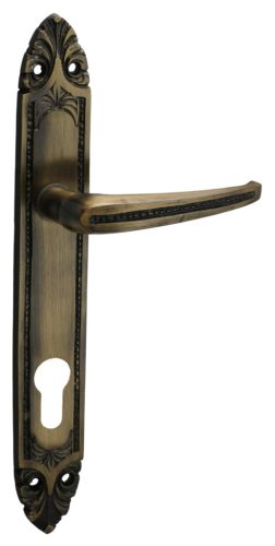 Barokk Kilincsgarnitúra Antik Súrolt Felület 92 mm PZ