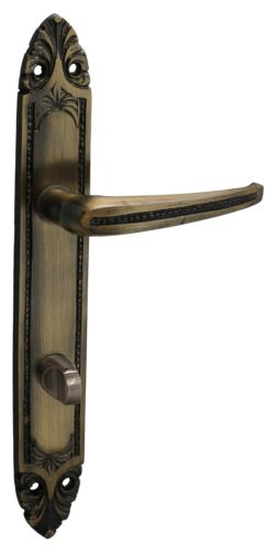 Barokk Kilincsgarnitúra Antik Súrolt Felület 85 mm WC