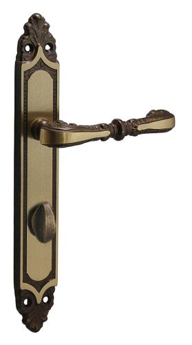 Barokk Speciál Kilincsgarnitúra Antik Súrolt Felület 90 mm WC