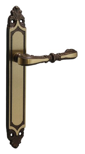 Barokk Speciál Kilincsgarnitúra Antik Súrolt Felület Lyuk Nélküli