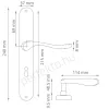Bella Antik Súrolt Felület 92 mm PZ