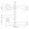 Rose Antik Súrolt Felület BB Gomb/Kilincs