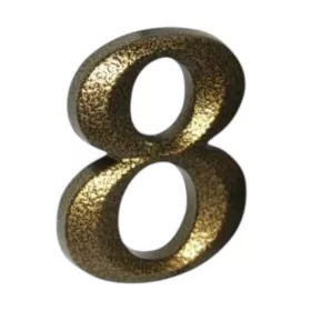 8 Antik bronz házszám