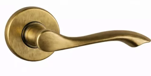 Madeira Körrozettás Antik Súrolt Felület Csak Kilincs Felső Rozettán