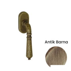   Valentina rozettás Antik súrolt felület BB Antik súrolt felület Nagyalakú Ablakfélkilincs Buk