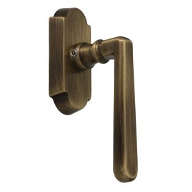   Olasz ALT WIEN Antik súrolt felület Nagyalakú Ablakfélkilincs Pozíciónáló Mechanikával