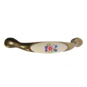 Furniture handle/Knob 1152 Colorful floral 96 mm