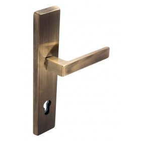   Parisienne Biztonsági Antik Súrolt Felület 90 mm PZ Gomb/Kilincs