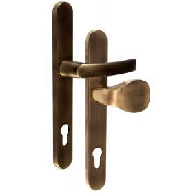   Hero Ovál Biztonsági Antik Súrolt Felület 85 mm PZ Gomb/Kilincs