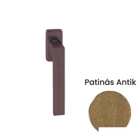   PARISIENNE olasz PATINÁS antik Nagyalakú Ablakfélkilincs Pozíciónáló Mechanikával