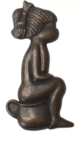 Piktogram Wc jelző Lány Bronz