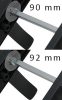 Felix szögletes Biztonsági Bejárati Gomb/ajtókilincs 7016 Antracit 90mm PZ