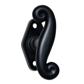   Serrano kovácsoltvas T kilincs Fekete szín "T" alakú