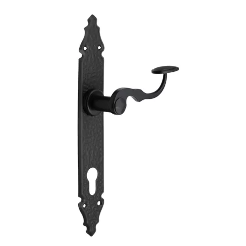 Hamburg gebogene schwarze farbe 72 mm PZ