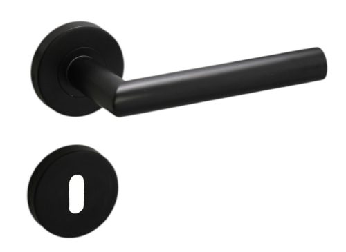 Tímea Black Line Kerek Rozettás (Fém Alaplappal) Fekete Szín BB
