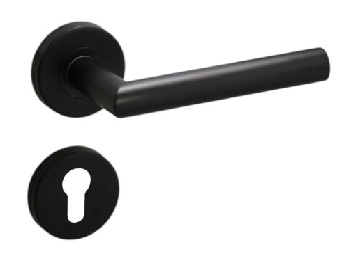 Tímea Black Line Kerek Rozettás (Fém Alaplappal) Fekete Szín PZ